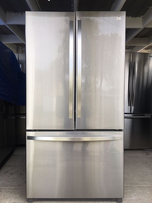 3 door stainless steel refrigerator from Kenmore for Sale in Bakersfield, CA OfferUp