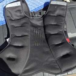 Reebok Strength Series weighted vest used for adding resistance to workouts. 