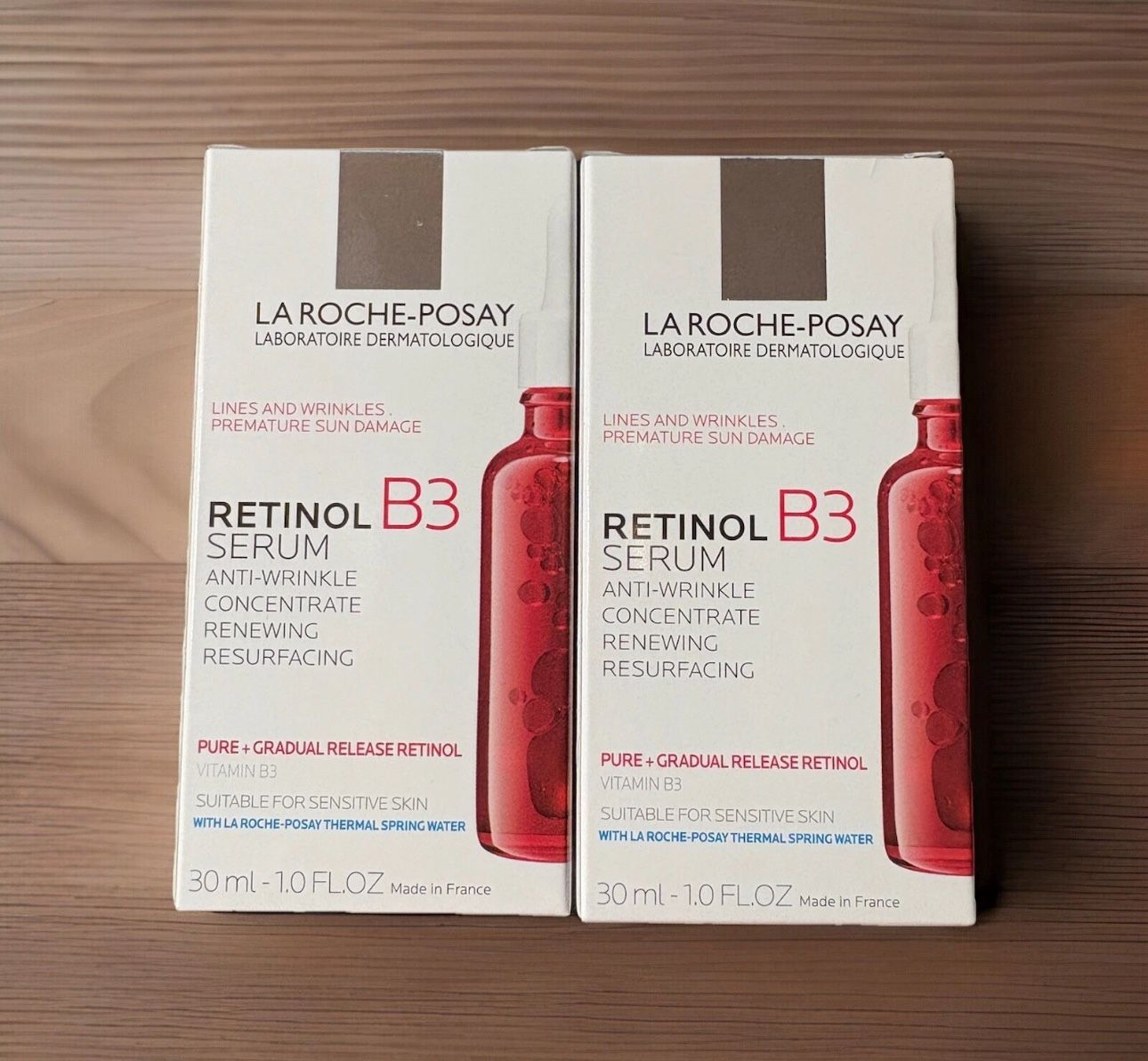 2x La Roche Posay Retinol Serum B3 Anti-Wrinkle Concentrate 1 oz Exp. 01/2028