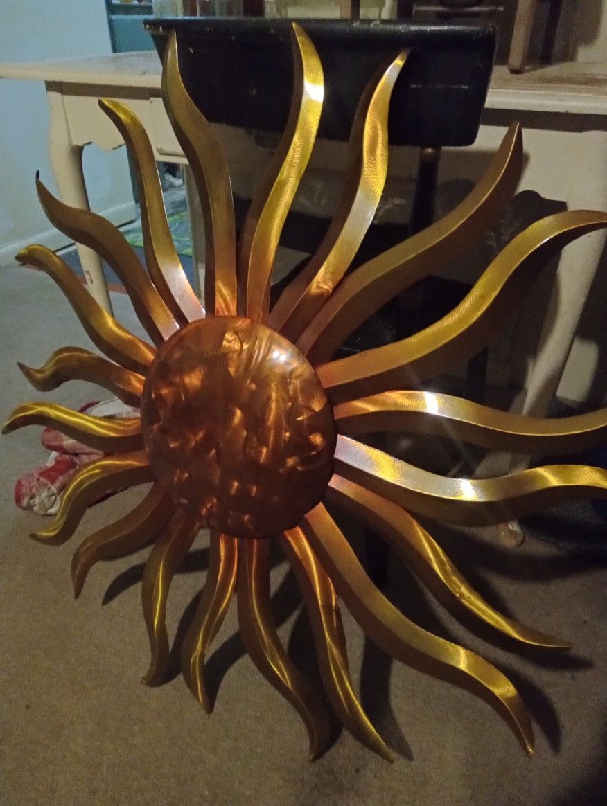 Giant Blazing Sun Wall Hanging
