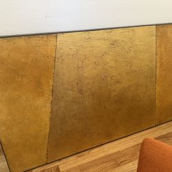 Metal Frame - heavy -Stunning Yellow/gold Art/painting