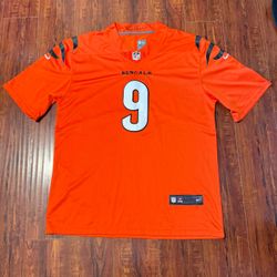 Joe Burrow #9 Nike Cincinnati Bengals Org Jersey Used Mens Labeled XXXL Fits 2XL