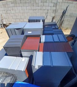 Small and tall file cabinet