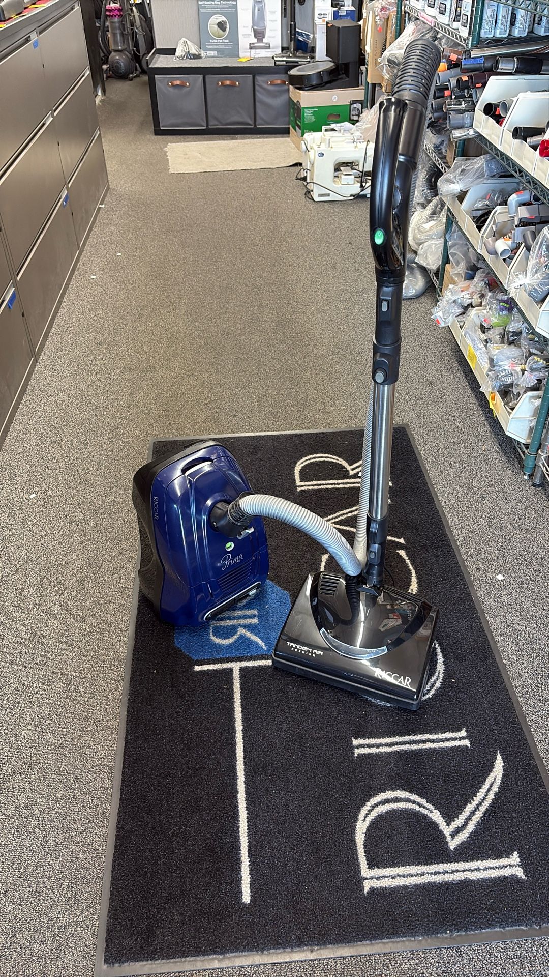 Riccar Prima Tandem Air Premium Canister Vacuum