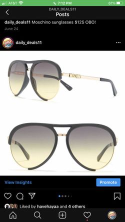 Moschino sunglasses