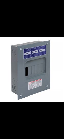 Square D Homeline 100 Amp Outdoor Subpanel / Load Center (HOM612L100RB) - Brand New