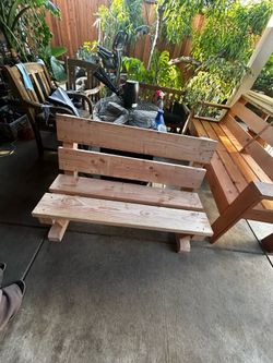 Wood Bench