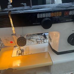 Clean Sewing Machine 
