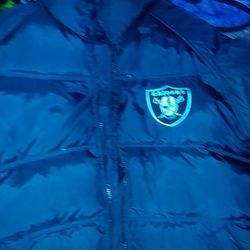 All black raiders jacket