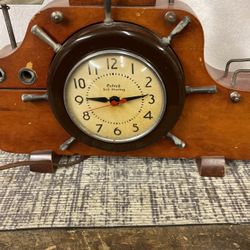 Antique Ships Clock Electric Works