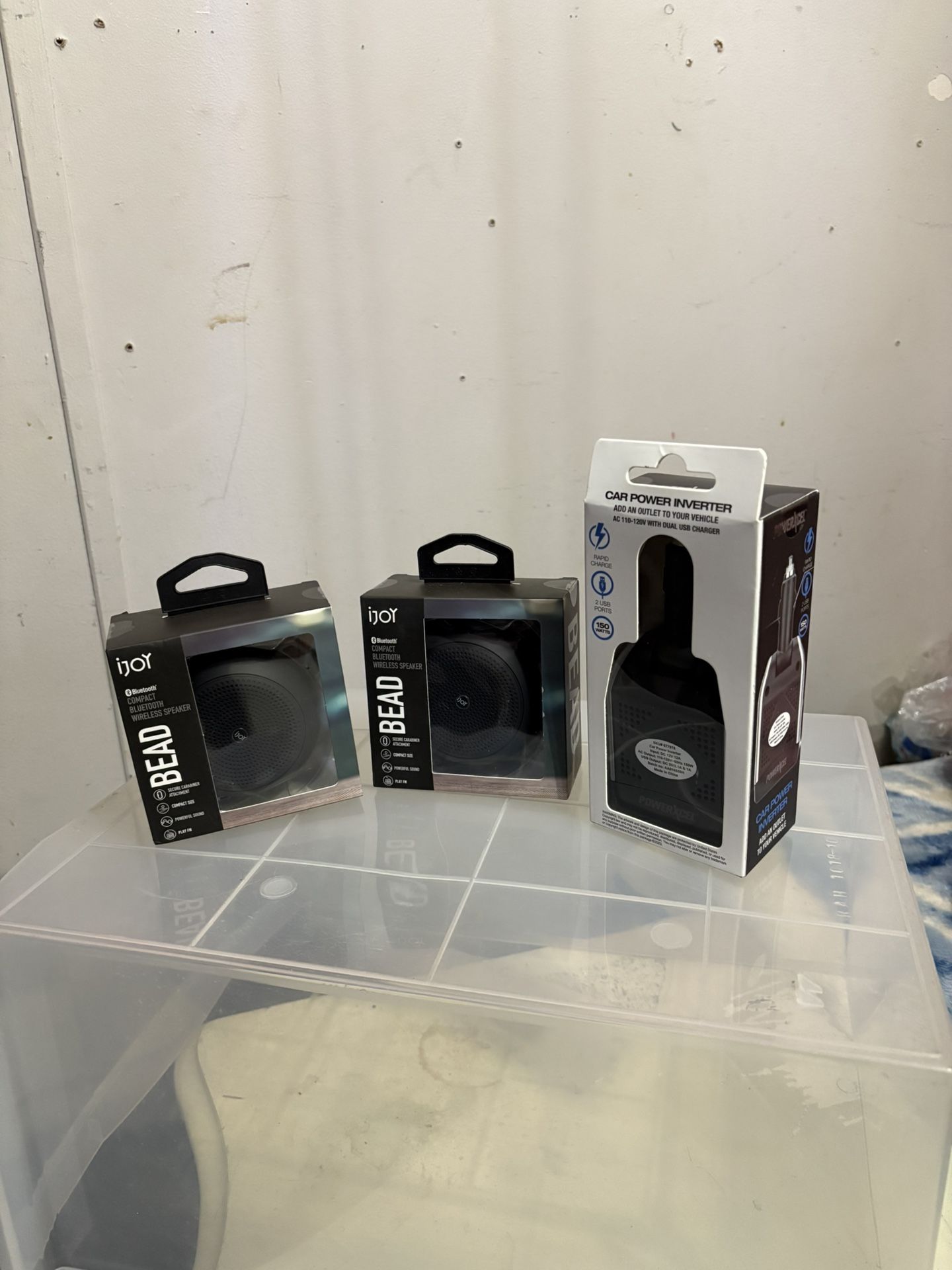 Bluetooth Speakers And Car Inverter 