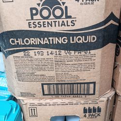 1 Gallon Liquid Chlorine 4pk