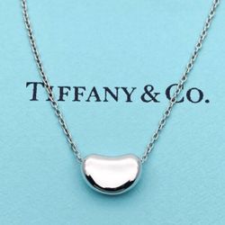 Tiffany Elsa Perreti Bean Design Pendant Necklace