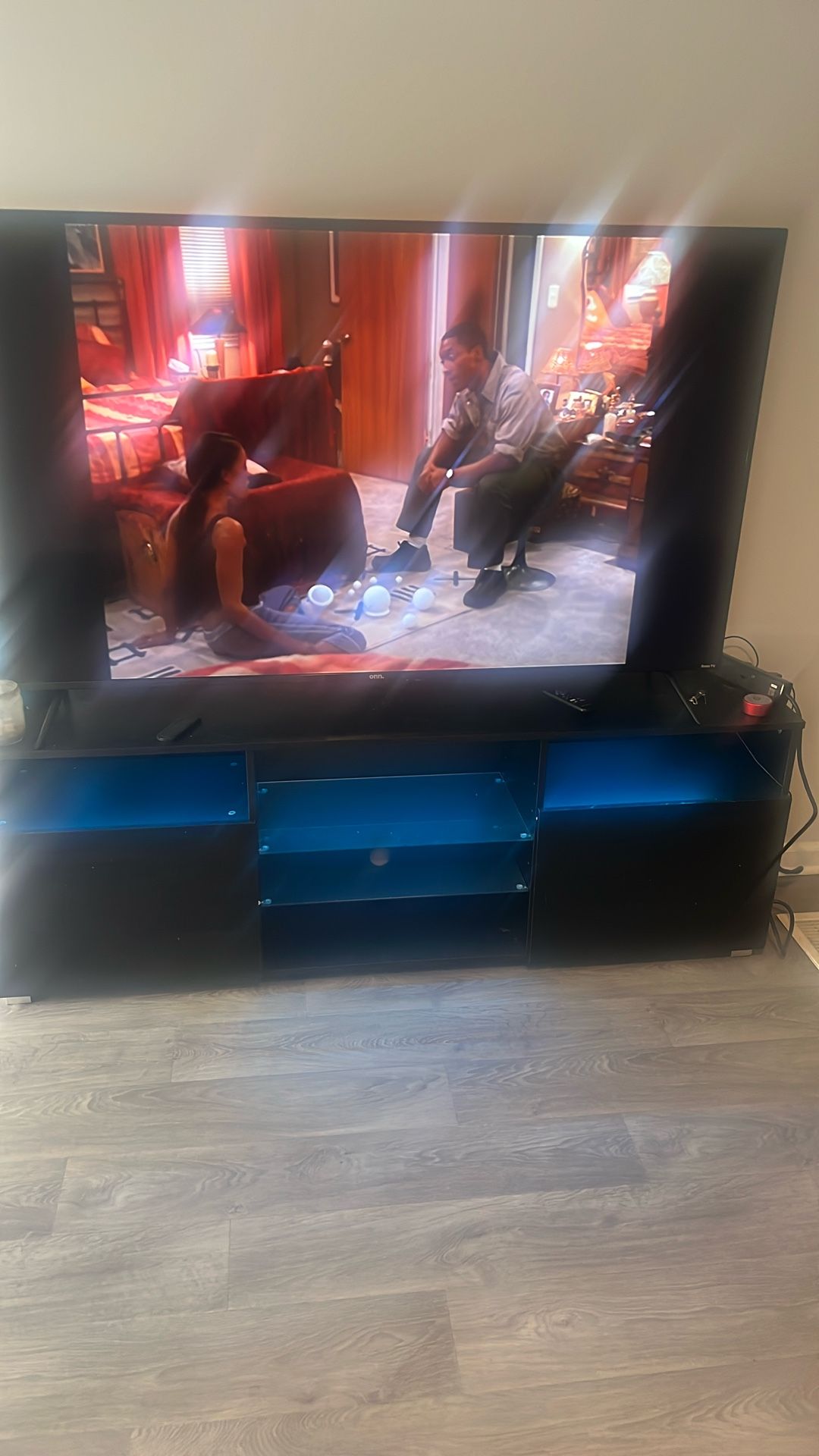 65 Inch Flat Screen And Tv Stand $375