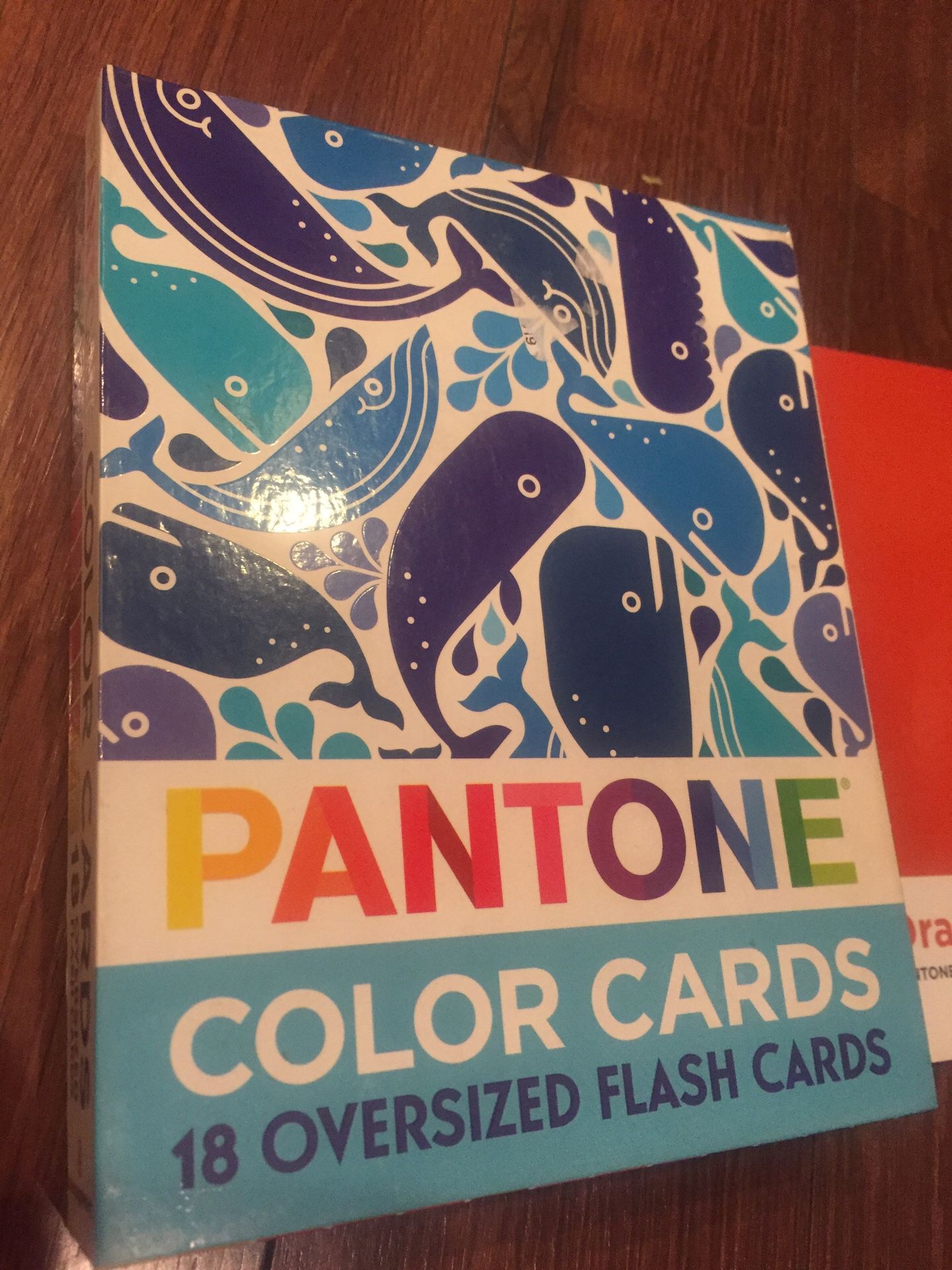 Pantone color cards flash cards game - nursery decor