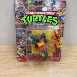 1989 PLAYMATES TEENAGE MUTANT NINJA TURTLE (LEATHERHEAD) TOY FIGURE 