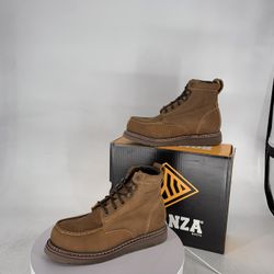 BONANZA BOOTS FRONTIER FLEX 6" BA-641 CRAZY BROWN