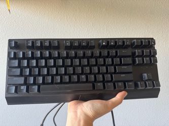 Black Tenkeyless Mechanical Keyboard Wired