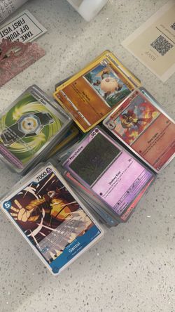 Mixed Pokémon & One Piece Trading Card Lot