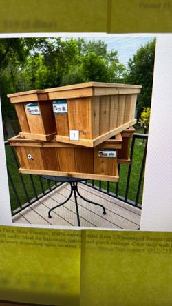 Cedar Planter Boxes