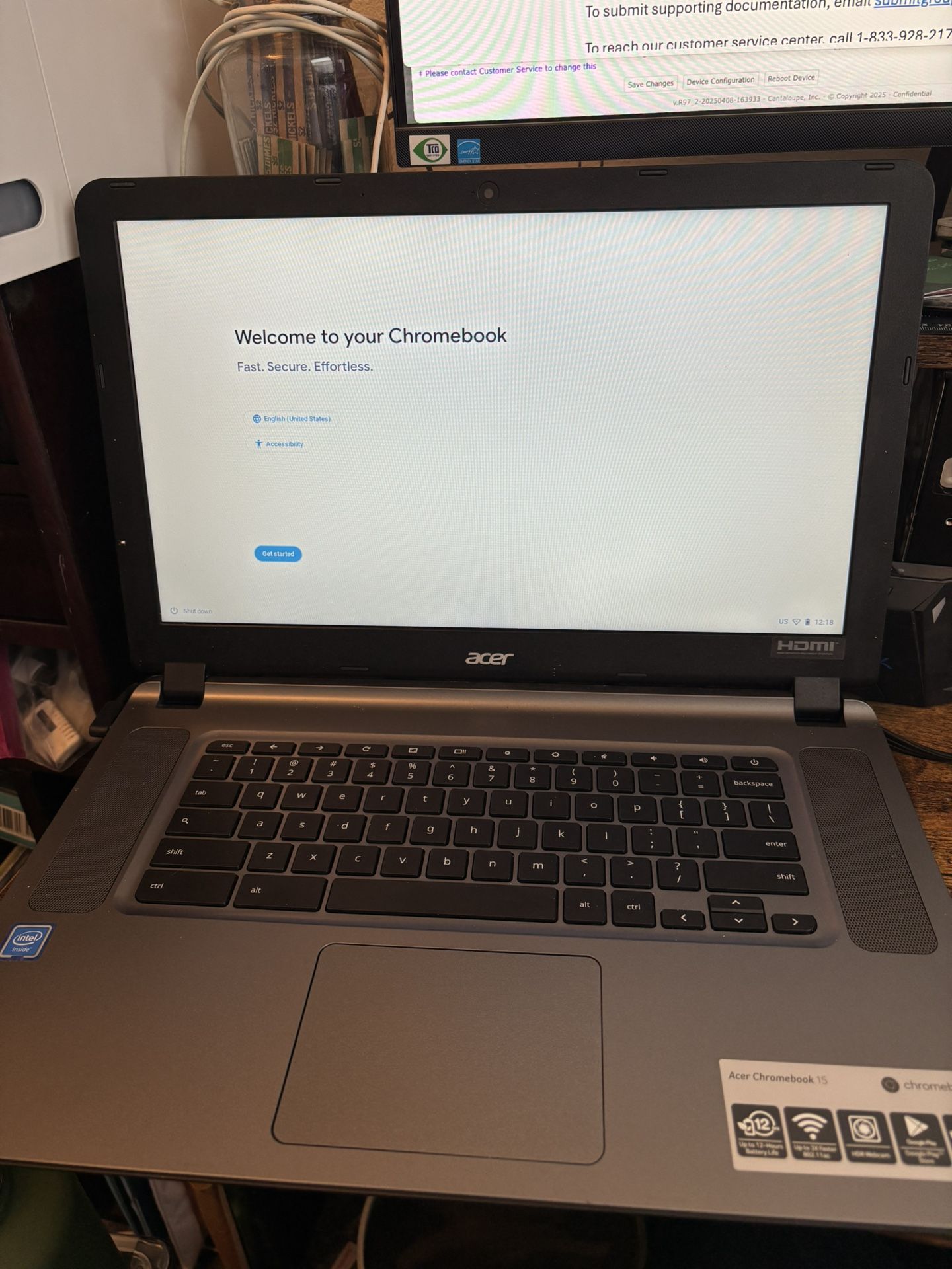 Google Chrome Book 15”