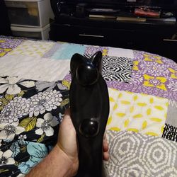 Black Soapstone Angel