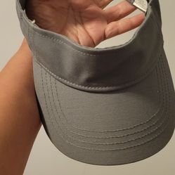 2 brand new womens sun cap .. one gray and one white .. both $5