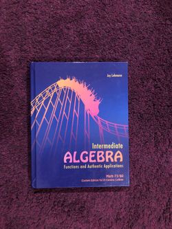 Intermediate algebra