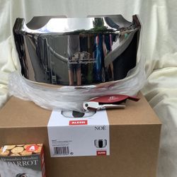 NIB Alessi Wine Noe Ice Cooler/Tub W/Alessi Parrot Corkscrew