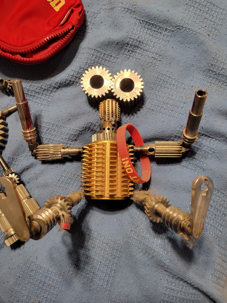 Robot Metal Art pieces one Of A Kind