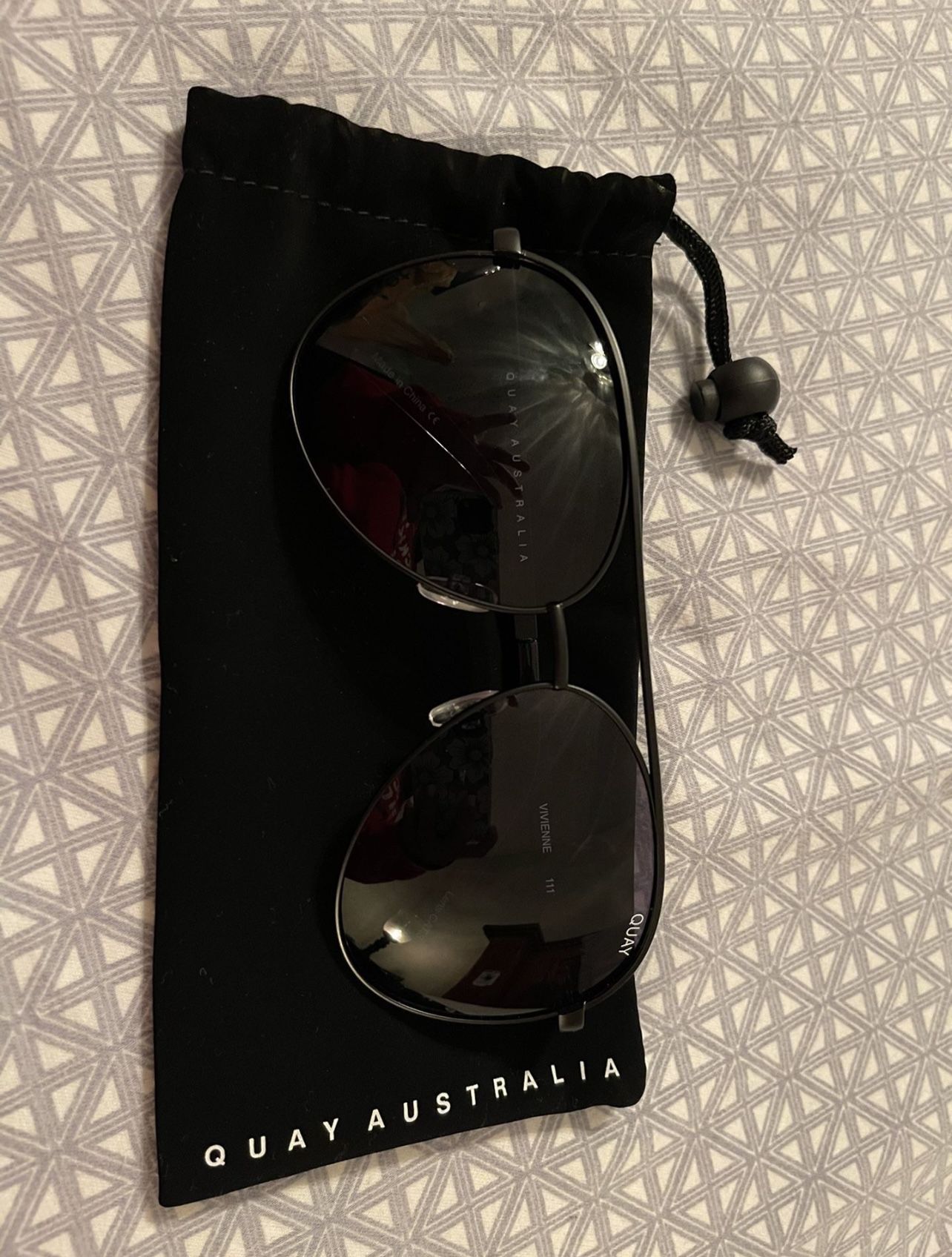 All Black Quay Sunglasses. Brand New!