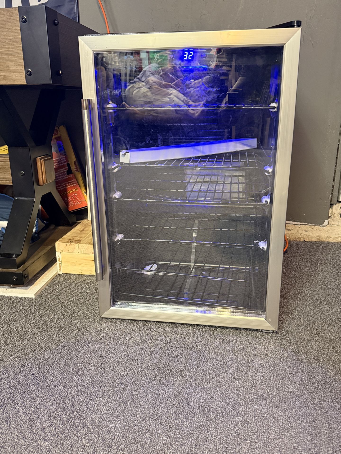 Stainless Mini Fridge 