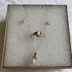 Opal Earrings, Bracelet, Necklaces, Rings