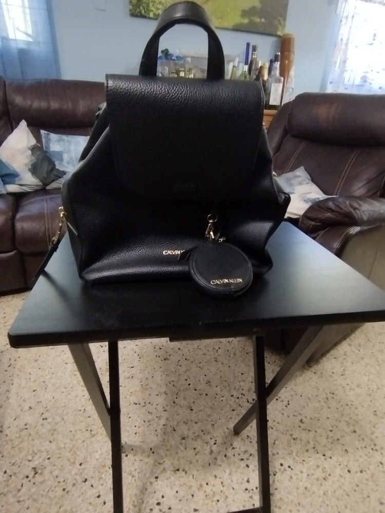 Calvin Klein Women Backpack Purse Almost New