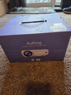 Home theater projector with 100" screen