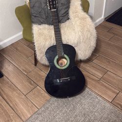 black guitar 