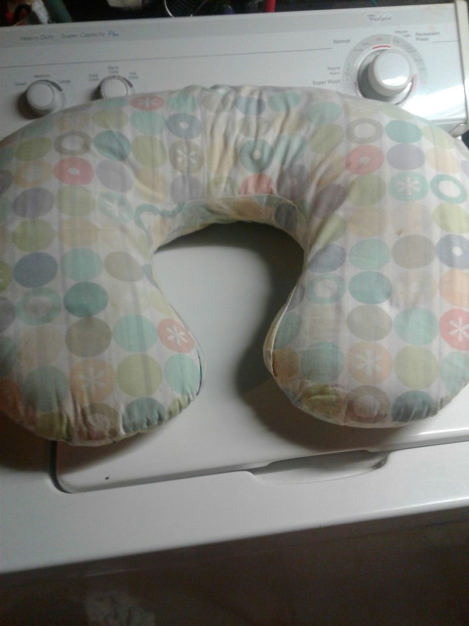 Baby boppy pillow