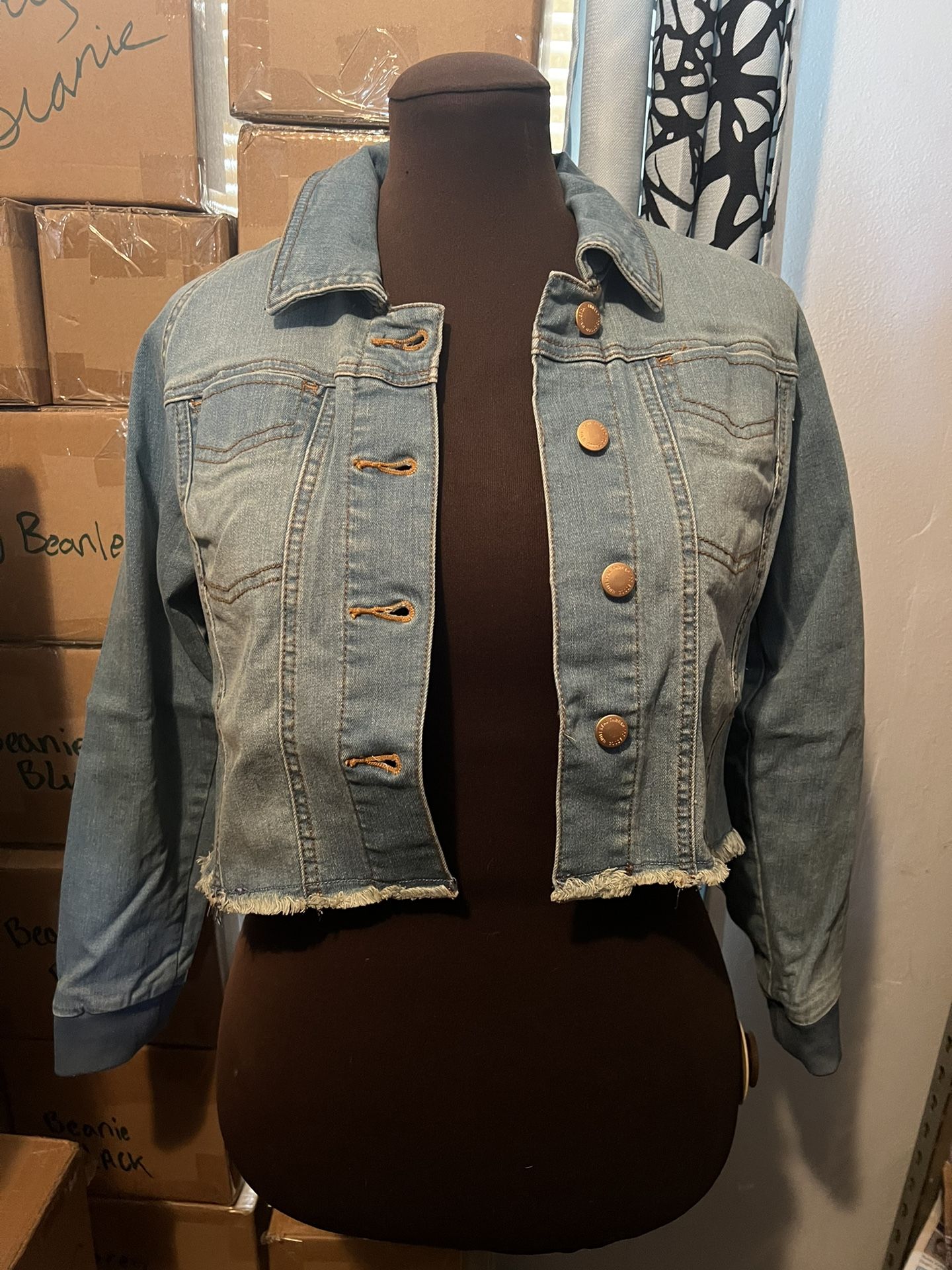 Denim Long Sleeve Jacket