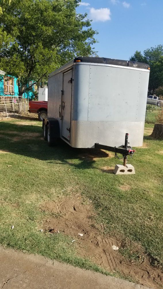 Double axle 12x6 cargo trailer 3000 cash for Sale in Fort