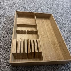 Bamboo Drawer Organizer