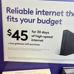 Come Get Your Internet Today !