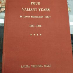 Four Valiant Years In The Lower Shenandoah Valley 1(contact info removed)