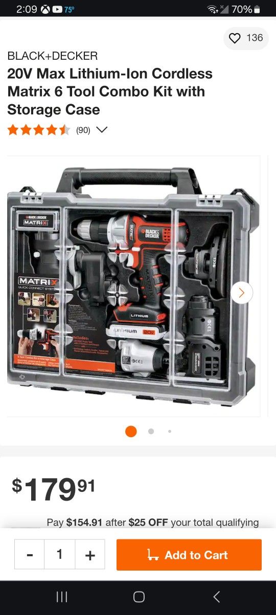 Black And Decker Matrix