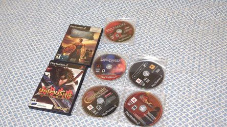 Playstation 2 Games Bundle Drakengard Onimusha Dawn Of Dreams Manhunt Rygar Castlevania Curse Of Darkness Dark Cloud Red Faction Join The Revolution