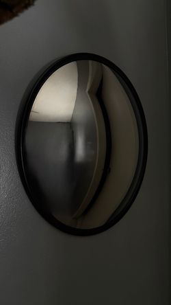 Black convex mirror