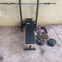 weight lifting set 