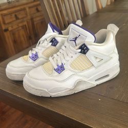  Nike Air Jordan 4 Retro “Metallic Purple”