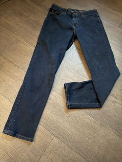 Indigo Dark Wash Straight Leg Jeans