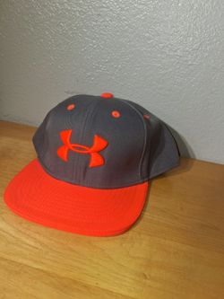 Under Armour Snapback Hat Gray and Orange