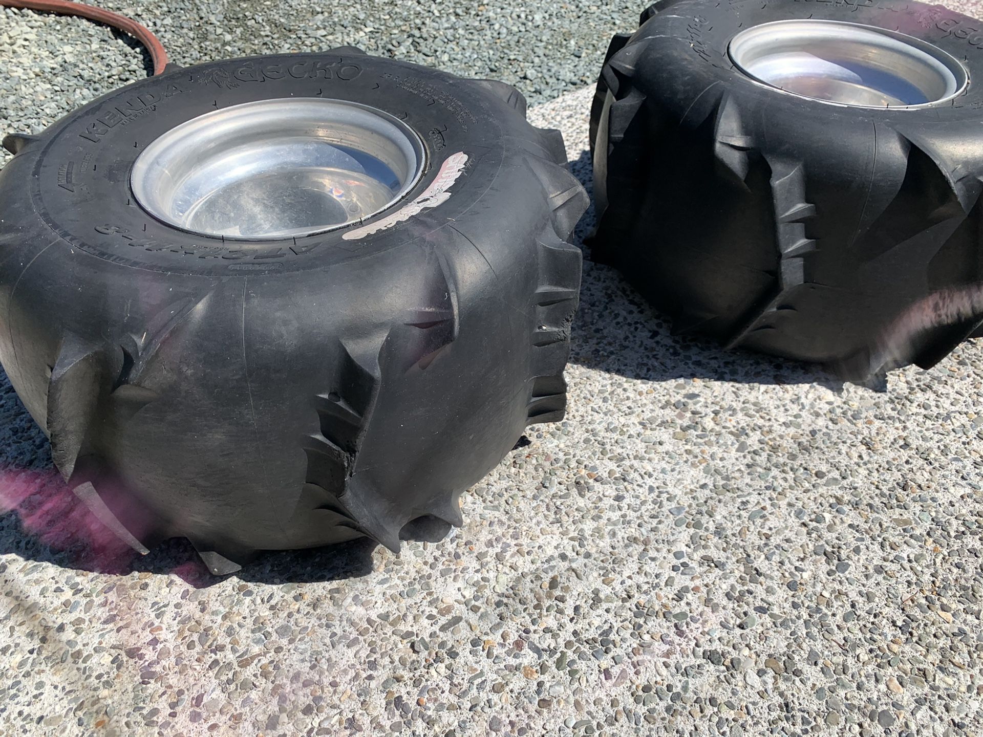 Sand Atv tires 21x11x8 Kawasaki bolt pattern for Sale in Stanwood, WA